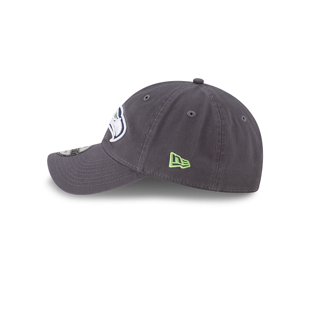 Casquette ajustable classique grise Seattle Seahawks NFL New Era pour homme 9Twenty Core