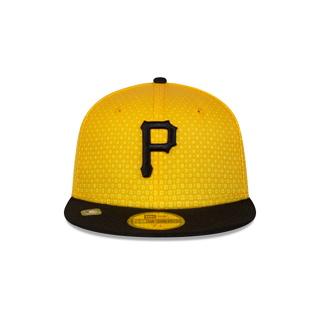 Casquette ajustée Pittsburgh Pirates MLB New Era 59Fifty 2023 City Connect pour homme, jaune et noire