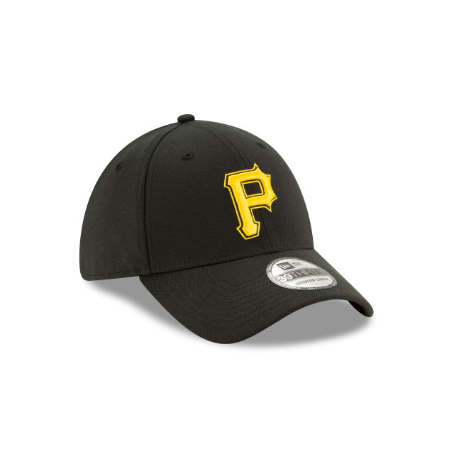 Casquette Pittsburgh Pirates MLB New Era pour homme, noire, modèle 39Thirty, coupe classique extensible, équipe alternative