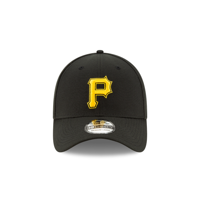 Pittsburgh Pirates MLB New Era Men's Black 39Thirty Alternate Team Classic Stretch Fit Hat