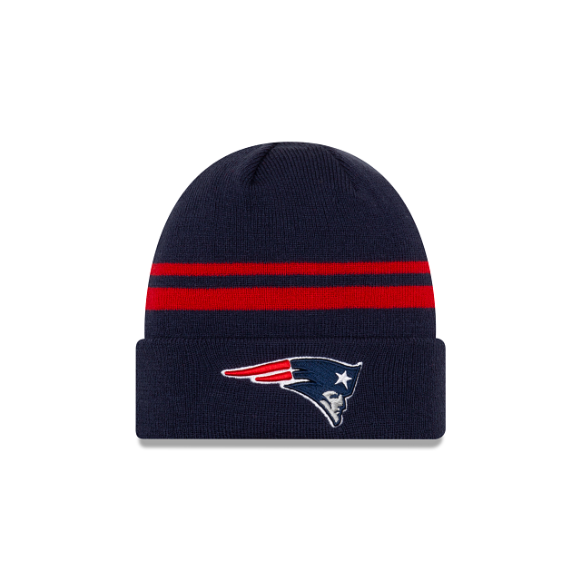 New England Patriots NFL New Era Men's Navy Cuff Knit Beanie Hat