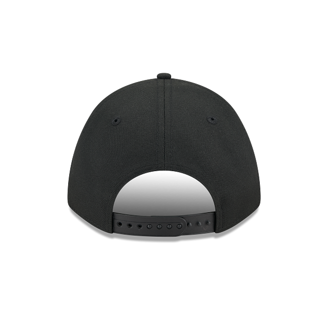 New England Patriots NFL New Era Men's Black on Black 9FORTY M-Crown Adjustable A-Frame Hat