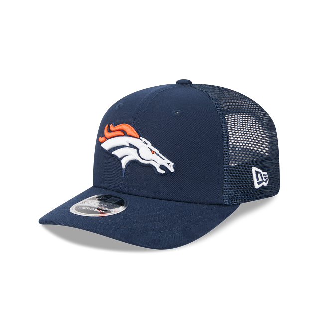Denver Broncos NFL New Era Men's Navy 9Seventy Stretch Trucker Snapback