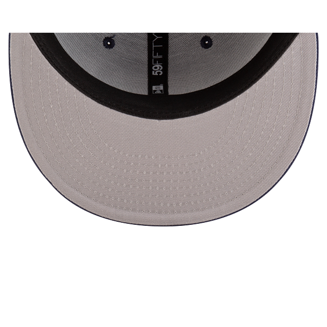 Hartford Whalers NHL New Era Men's Navy Vintage Collection 59Fifty Basic Fitted Hat