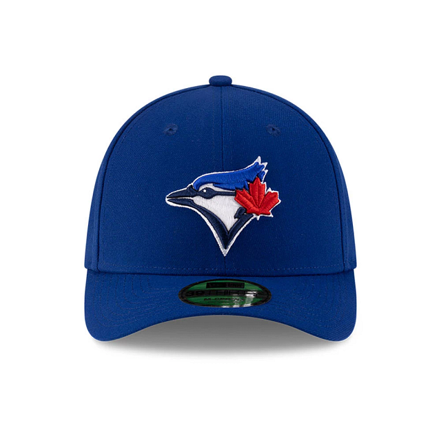 Toronto Blue Jays MLB New Era Men's Royal 39Thirty M-Crown Player Replica Stretch Fit Hat