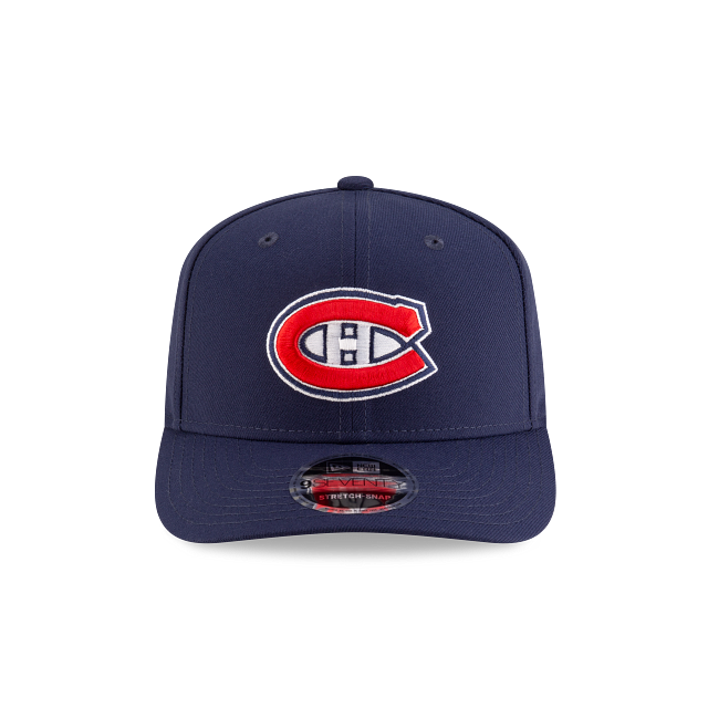 Montreal Canadiens NHL New Era Men's Navy 9Seventy Team Color Stretch Snapback Hat