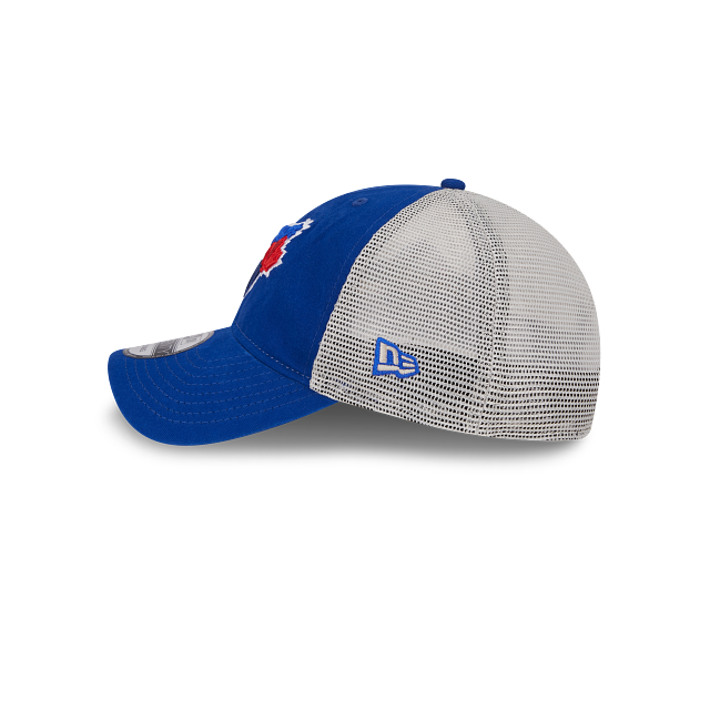 Casquette de camionneur Snapback Homme Toronto Blue Jays MLB New Era Royal 9Twenty Série Mondiale 1992