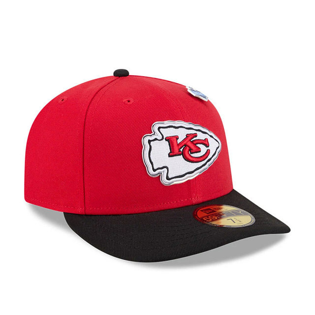 Kansas City Chiefs  NFL New Era Men's Red 59Fifty Pre-Curved 2026 Draft Fitted Hat