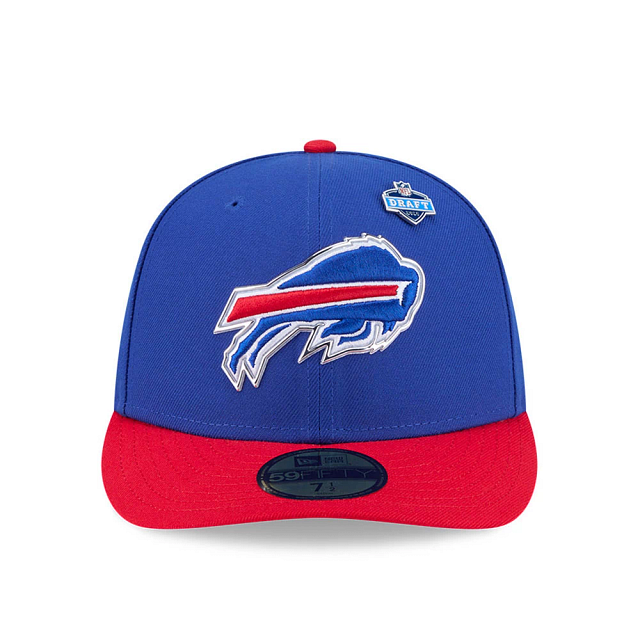 Buffalo Bills NFL New Era Men's Royal 59Fifty Pre-Curved 2026 Draft Fitted Hat