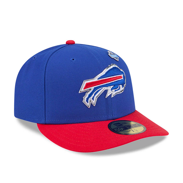 Buffalo Bills NFL New Era Men's Royal 59Fifty Pre-Curved 2026 Draft Fitted Hat