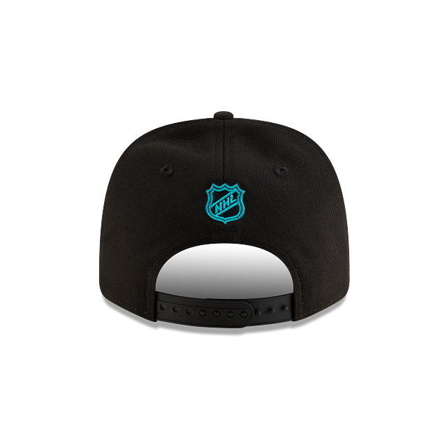 San Jose Sharks NHL New Era Men's Black 9Seventy Team Color Stretch Snapback Hat