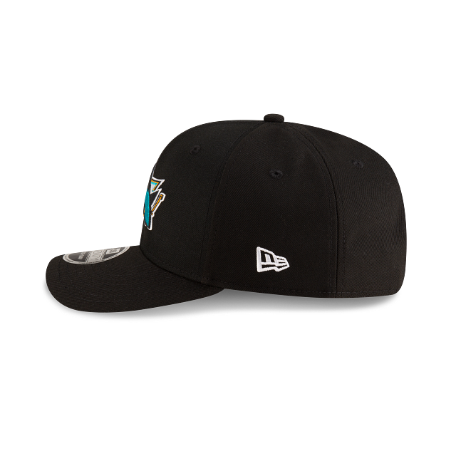 San Jose Sharks NHL New Era Men's Black 9Seventy Team Color Stretch Snapback Hat