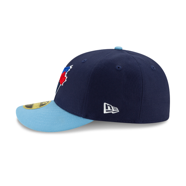 Toronto Blue Jays MLB New Era Men's Royal / Light Blue 59Fifty Low Profile Authentic Collection On Field Hat