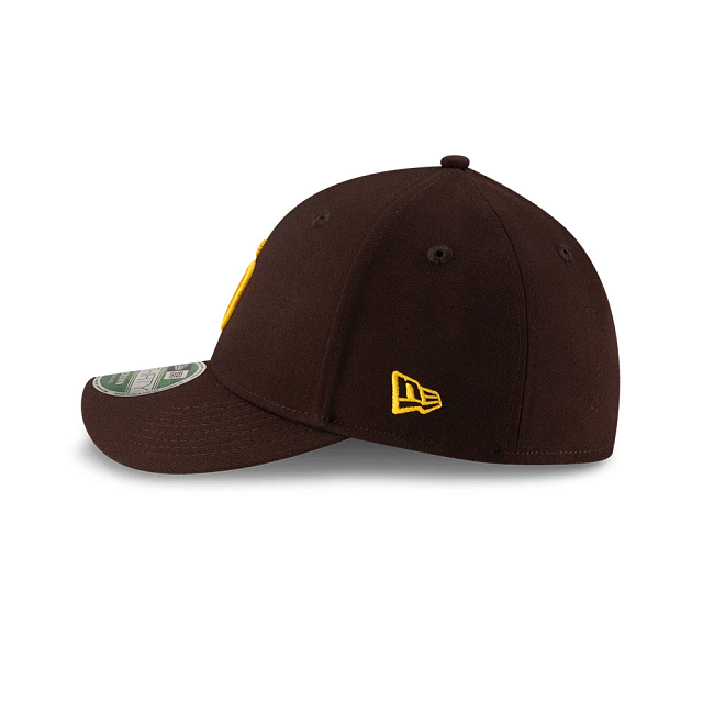 Casquette Ajustée New Era San Diego Padres MLB Homme, marron, 39Thirty M-Crown Player Replica