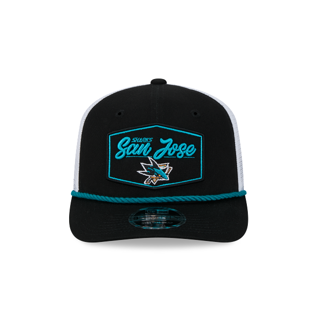 San Jose Sharks NHL New Era Men's Black 9Seventy Cord Snapback Hat