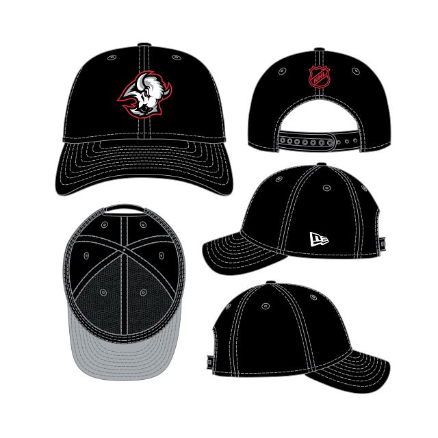 Buffalo Sabres NHL New Era Men's Black 9Forty M-Crown Snapback Hat