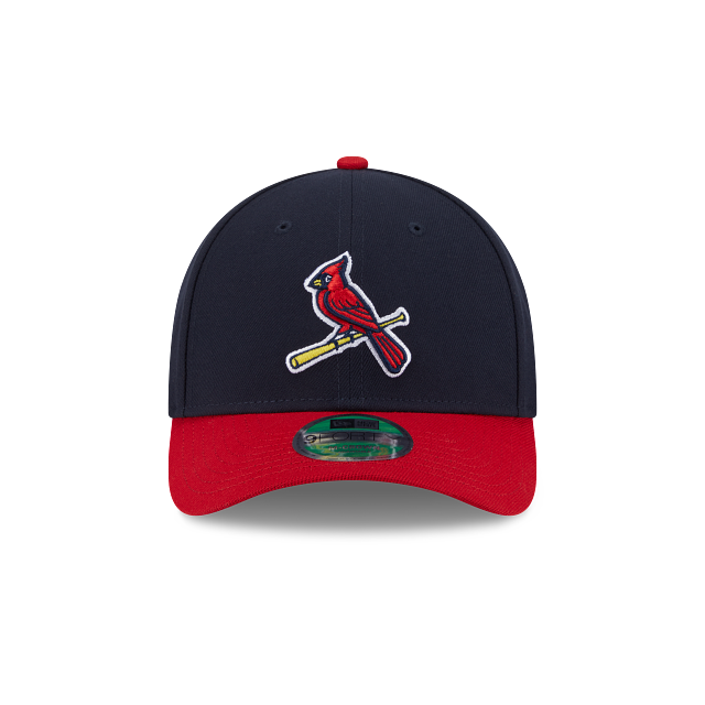 Casquette Snapback St. Louis Cardinals MLB New Era Homme Rouge / Marine 9Forty Réplique de Joueur