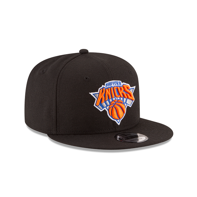 New York Knicks NBA New Era Men's Black 9Fifty Basic Snapback