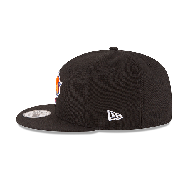 New York Knicks NBA New Era Men's Black 9Fifty Basic Snapback