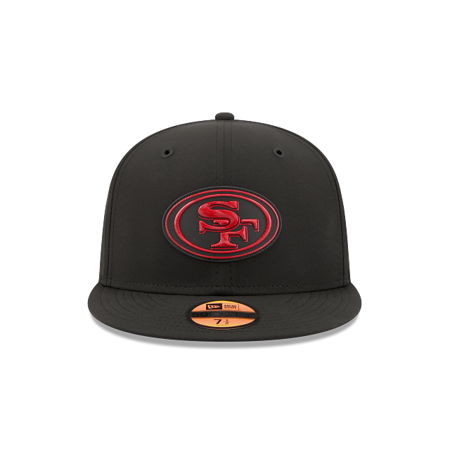 San Francisco 49ers NFL New Era Men's Black 59Fifty 2026 Sideline Fitted Hat