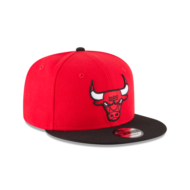 Chicago Bulls NBA New Era Men's Red/Black 9Fifty Two Tone Snapback