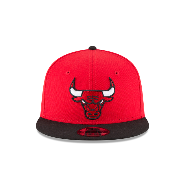 Chicago Bulls NBA New Era Men's Red/Black 9Fifty Two Tone Snapback