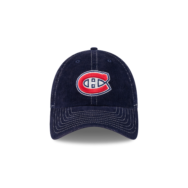 Montreal Canadiens NHL New Era Men's Navy Casual Classic Cord Adjustable Hat