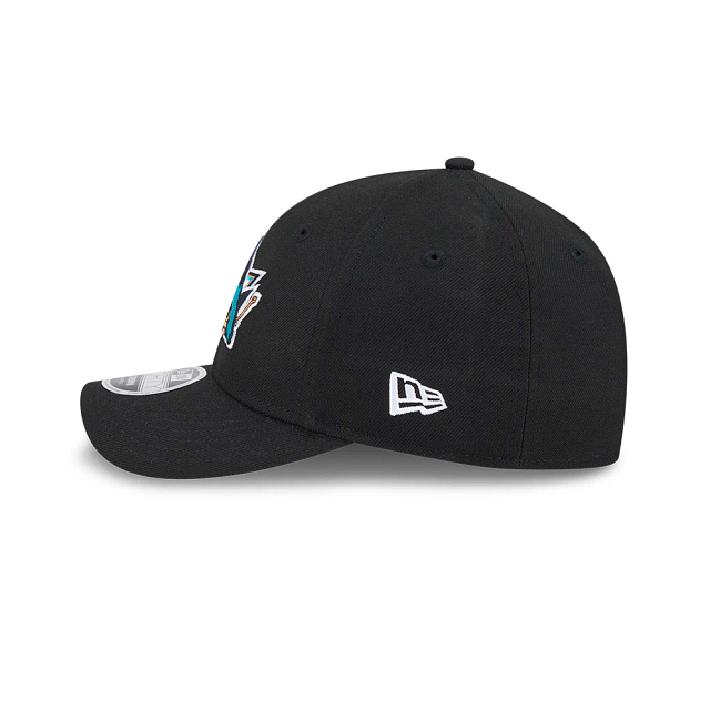 San Jose Sharks NHL New Era Men's Black 9Forty M-Crown Snapback Hat