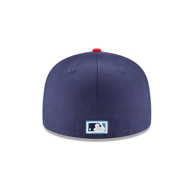 AnaheimAngels MLB New Era Men's Navy/Light Blue 59Fifty Cooperstown 1997 Wool Fitted Hat