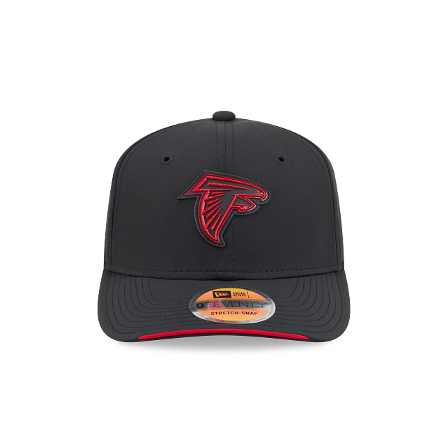 Atlanta Falcons NFL New Era Men's Black 9Seventy 2026 Sideline Stretch Snapback