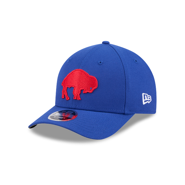 Buffalo Bills NFL New Era Men's Royal 9FORTY M-Crown Snapback Throwback Team Logo Hat