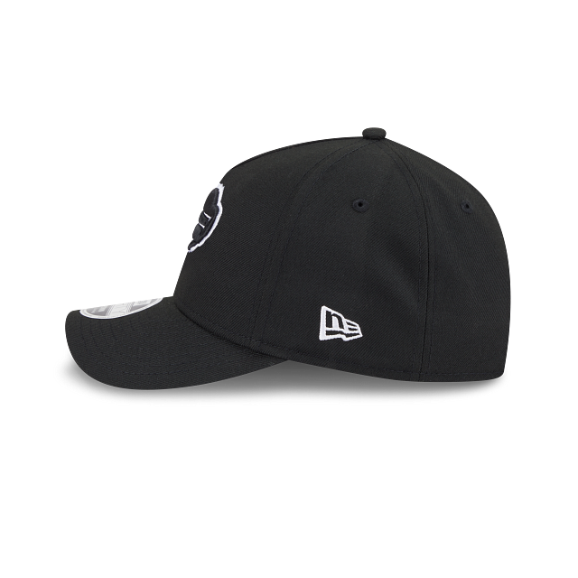 Buffalo Bills NFL New Era Men's Black White 9FORTY M-Crown A-Frame Adjustable Hat