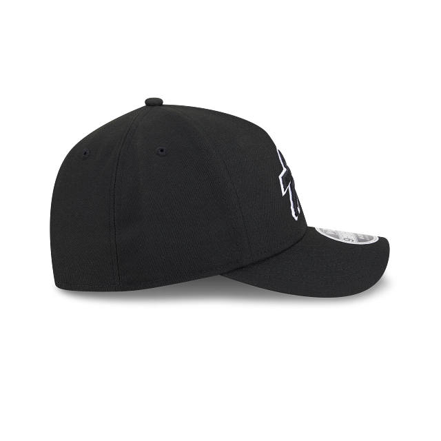 Buffalo Bills NFL New Era Men's Black White 9FORTY M-Crown A-Frame Adjustable Hat