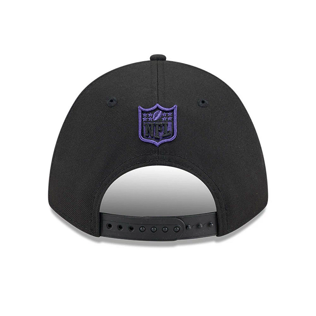 Baltimore Ravens NFL New Era Men's Black 9FORTY M-Crown Snapback Team Hat
