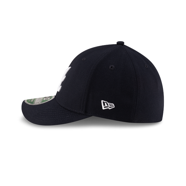 Atlanta Braves MLB New Era Men's Navy 39Thirty M-Crown Player Replica Stretch Fit Hat
