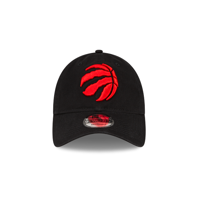 Toronto Raptors NBA New Era Men's Black 9Twenty Core Classic Adjustable Hat