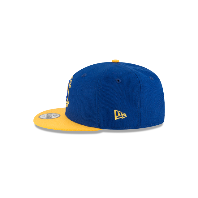 Golden State Warriors NBA New Era Youth Royal/Yellow 9Fifty Two Tone Snapback