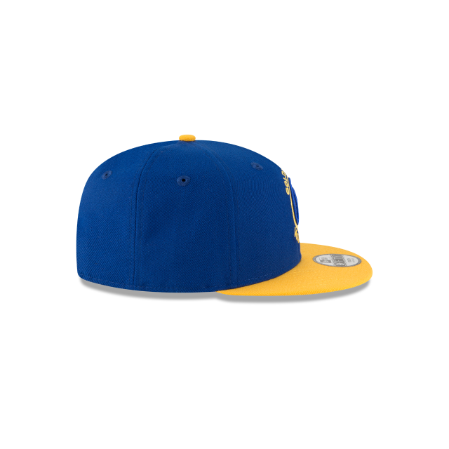 Golden State Warriors NBA New Era Youth Royal/Yellow 9Fifty Two Tone Snapback