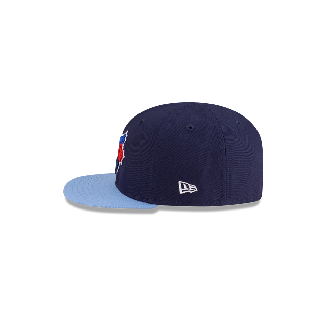 Casquette snapback New Era pour bébé Toronto Blue Jays MLB, bleu clair/marine, modèle 9Fifty My 1st.