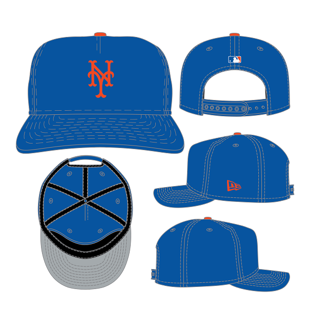 New York Mets MLB New Era Men's Royal 19Twenty Player Replica Snapback
