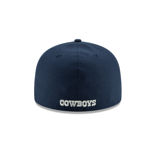 Casquette ajustée de base bleu marine 59Fifty Team New Era des Dallas Cowboys NFL pour hommes