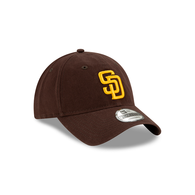 Casquette ajustable classique 9Twenty 2020 marron pour homme des San Diego Padres MLB New Era