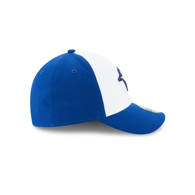 Toronto Blue Jays MLB New Era Casquette 39Thirty Team Classic Alternate Stretch Fit pour hommes, blanc/bleu royal