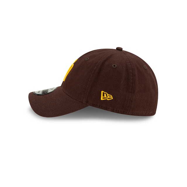 Casquette ajustable classique 9Twenty 2020 marron pour homme des San Diego Padres MLB New Era