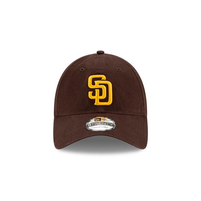 Casquette ajustable classique 9Twenty 2020 marron pour homme des San Diego Padres MLB New Era