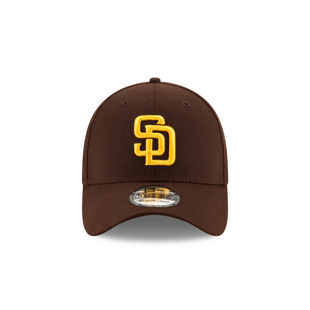 San Diego Padres MLB New Era Men's Brown 39Thirty Team Classic Stretch Fit Hat