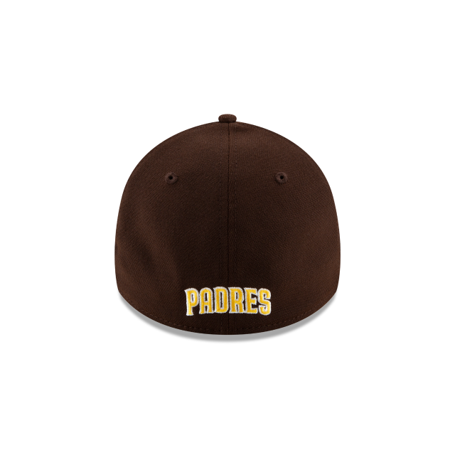 San Diego Padres MLB New Era Men's Brown 39Thirty Team Classic Stretch Fit Hat