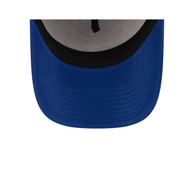 Casquette à visière ajustable 9Forty A-Frame pour homme des Blue Jays de Toronto MLB New Era Kaki/Royal