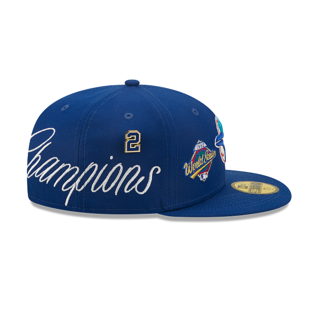 Toronto Blue Jays MLB New Era Men's Royal Blue 59Fifty Historic Champs Cooperstown Fitted Hat