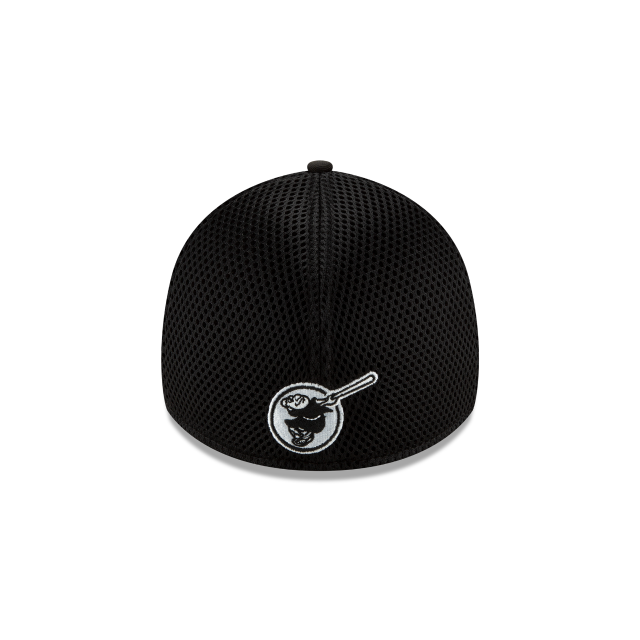 Casquette extensible 39Thirty Neo noire/blanche pour homme des Padres de San Diego MLB New Era